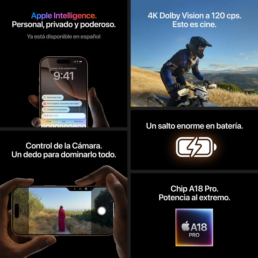 iPhone 16 Pro Max 256GB Oscuro - Exhibicion 3